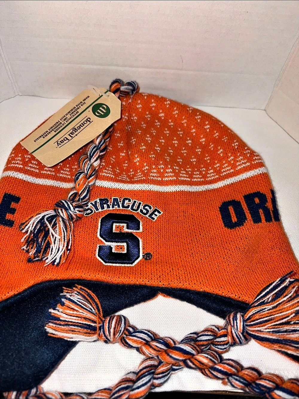 Donegal Bay Syracuse Orange knit hat Orange Blue NWT